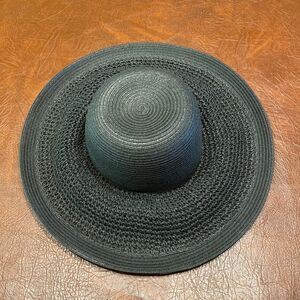 J. CREW black straw hat